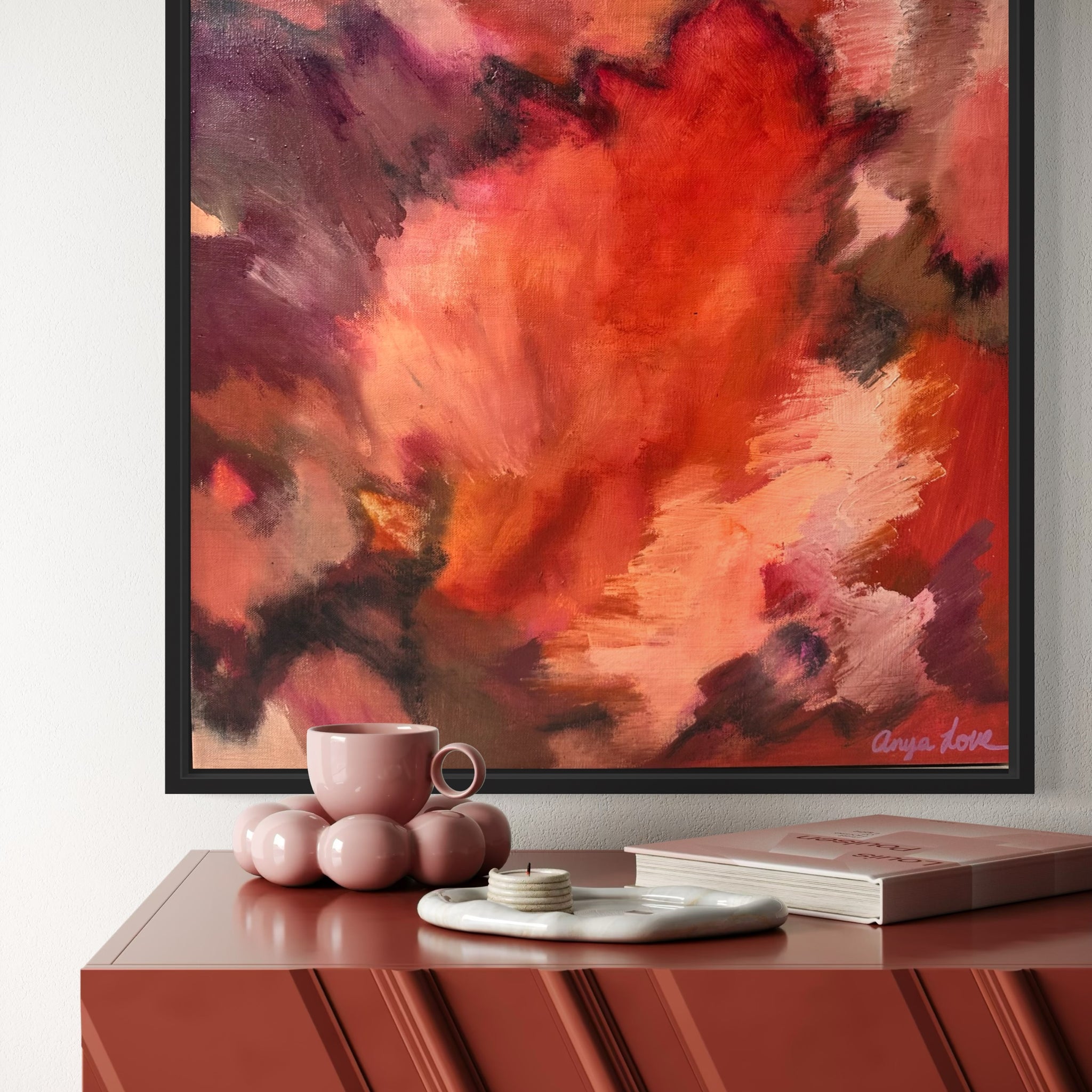 ' Through the fire  ' Limited Edition Canvas Print